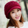 Beanies Knitted Hats Rabbit Fur Cap